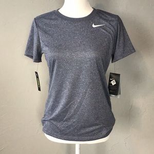 Nike shirt top XS grey short sleeve